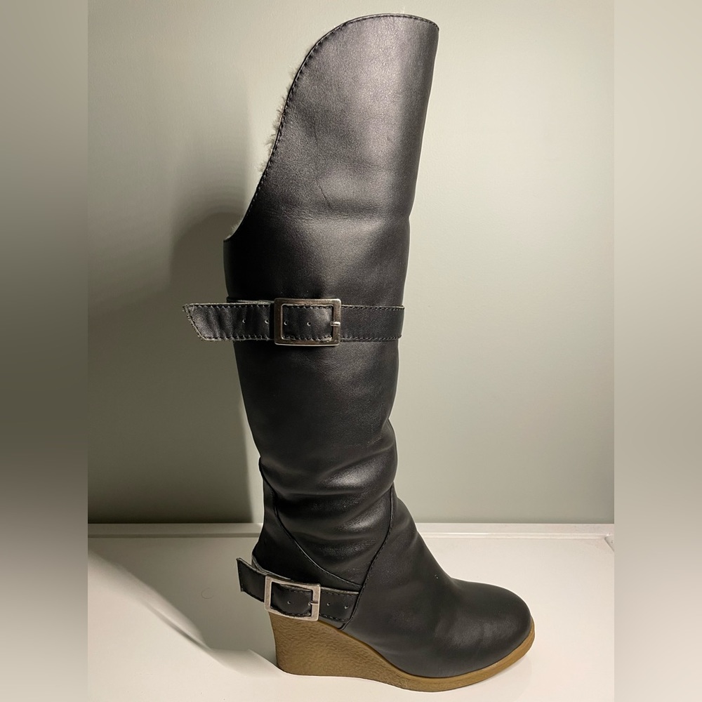 Moto Knee High Boot